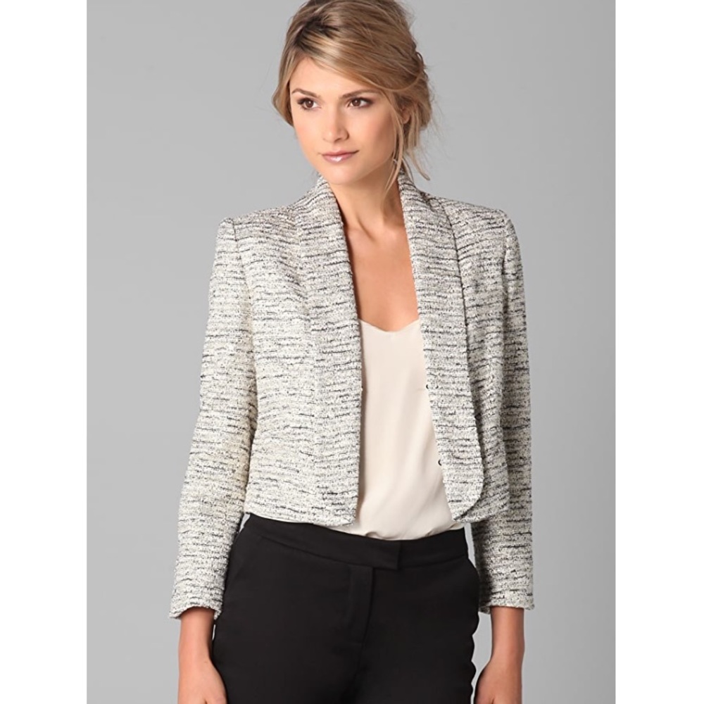 Alice + Olivia Cropped Blazer